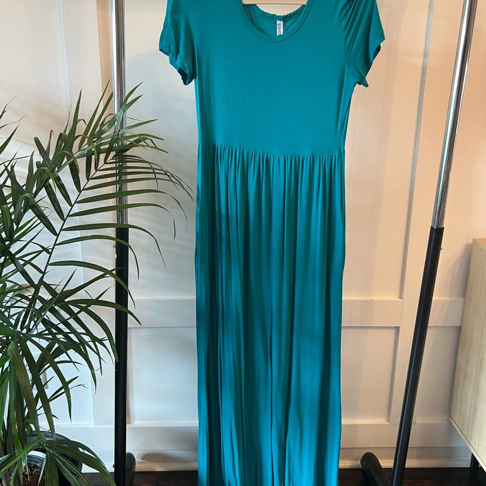 Turquoise Maxi Dress